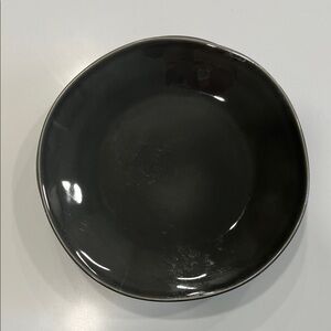 Crate&Barrel Marin Dark Grey Salad Plate Set